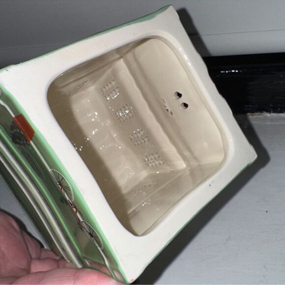 NWT ANTHROPOLOGIE SET OF FOUR Ceramic Holiday Houses Complete Set - Picture 15 of 16